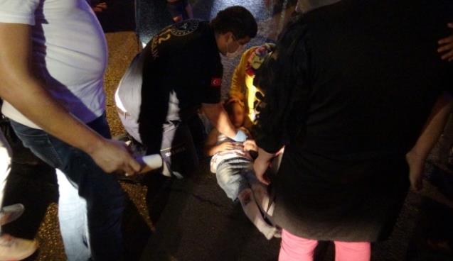 3 yaşındaki çocuğa otomobil çarptı...