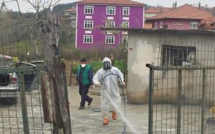 BELEDİYE KARANTİNA BÖLGESİNDE