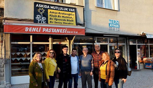 Bayan Posbıyık da “Askıda Mutluluk Var” dedi...