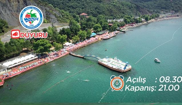 Plajlar ve Mesire Alanının kapanış saatleri uzatıldı