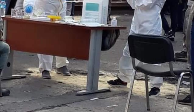 İşçilere koronavirüs testi yapıldı