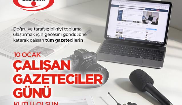ERDEMİR 10 OCAK GAZETECİLER GÜNÜNÜ KUTLADI