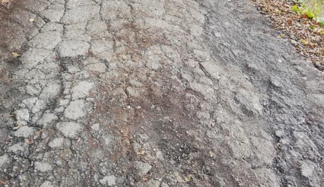 Yunuslu köyünde bozuk yol tepkisi...