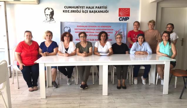 CHP Kadın kollarından İstanbul Sözleşmesi İle İlgili Metin