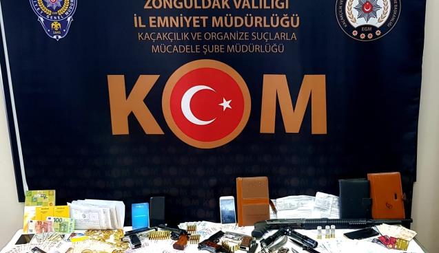 Zonguldak’ta tefeci operasyonu; 10 gözaltı