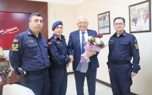 EMNİYET VE JANDARMA’DAN BAŞKAN POSBIYIK’A ZİYARET
