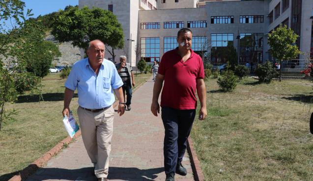 Terörle mücadele gazisine asfalt dayağı..