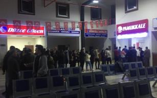 Otogarda kuyruk oluştu…
