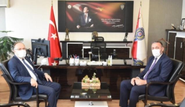 Tutulmaz'dan Turanlı'ya veda ziyaretinde bulundu