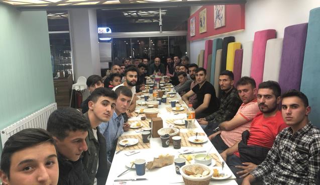 Balı Spor Başkan,Yöneticiler Ve Sporcular Akşam Yemeğinde