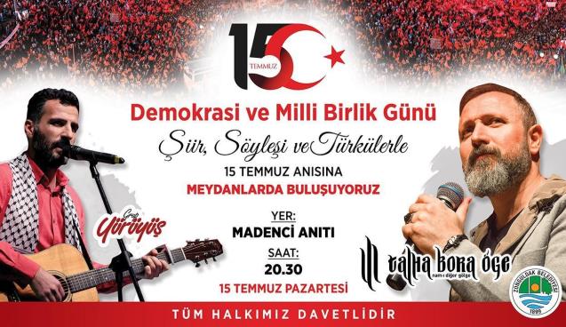 Başkan Alan Demokrasi ve Milli beraberlik gününe davet etti 