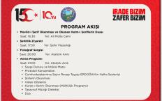 KDZ Ereğli’de 15 Temmuz programı belli oldu