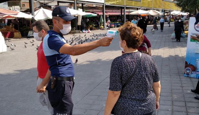 BELEDİYE, KORANAVİRÜS DENETİMLERİNİ SÜRDÜRÜYOR
