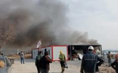 Parasını Alamayınca Konteynırı Yaktı