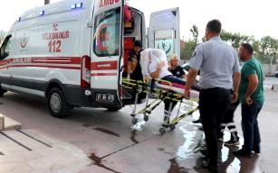 Tartıştığı eşini silahla vurdu 