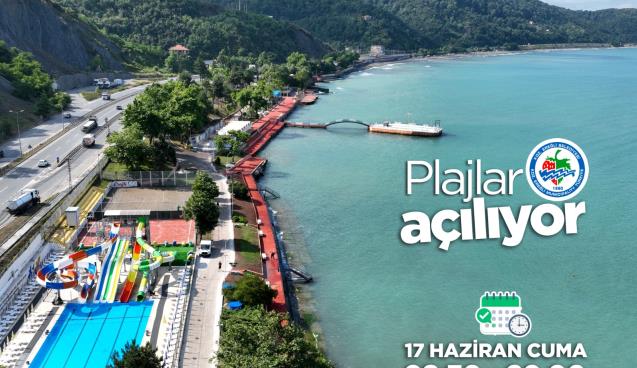 BELEDİYE PLAJI, CUMA GÜNÜ AÇILIYOR