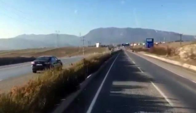 Ters yönden giden sürücülere ceza