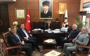 Başkanlardan Valiye ziyaret…
