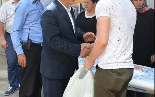 Başkan Uysal'dan ihtiyaç sahiplerine yardım eli...