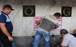 Şifalı su mühürlendi