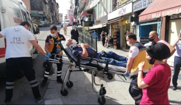 YAŞLI ADAM YARALANDI