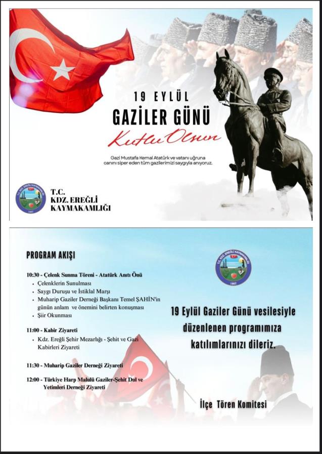 GAZİLER GÜNÜ PROGRAMI