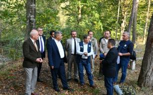 Vali Gürel, Fındıkaltı Tesislerinde incelemelerde bulundu