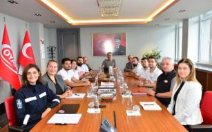 Dünya ikincisi Grizu-263’ten Erdemir’e teşekkür ziyareti