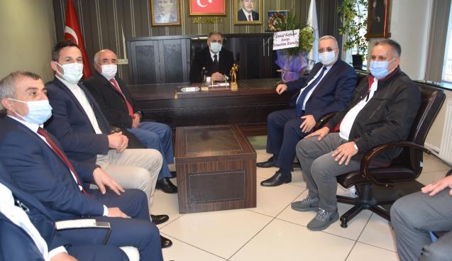 BOZKURT, KOOPERATİF YÖNETİCİLERİ İLE MUHTARLARI AĞIRLADI
