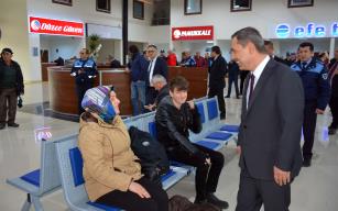Başkan Uysal: “Yolcu indirme sorunu çözüldü”