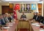Bölge toplantısına katıldı.