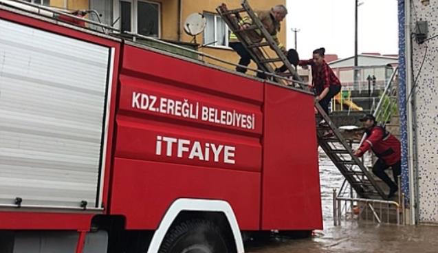 Ereğli’yi sel aldı…