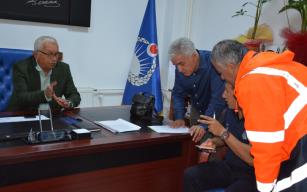 BAŞKAN POSBIYIK, KRİZ MASASINI TOPLADI