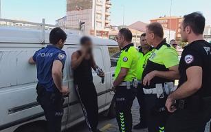 Uçucu Madde uçmadan yakalandı…