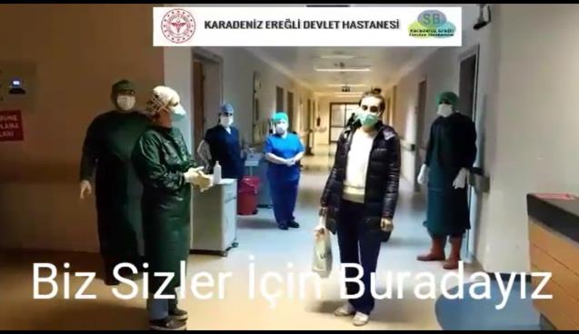 ALKIŞLAR SAĞLIK ÇALIŞANLARINA