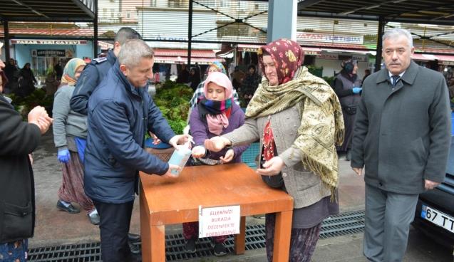 Ürünlere dokunma, MESAFENİ koru...