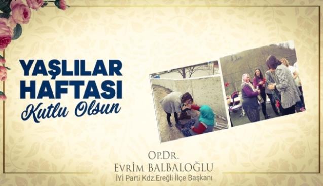 Yaşlılar haftasını kutladı...