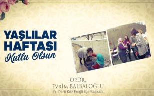 Yaşlılar haftasını kutladı...