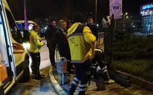 Otomobil ile motosiklet çarpıştı: 1 yaralı