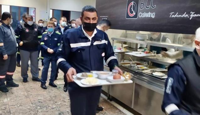 Yakup Yılmaz ve Erdemir işçileri bir araya geldi