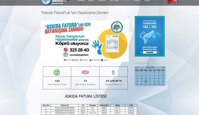 POSBIYIK’TAN ASKIDA FATURAYA DESTEK ÇAĞRISI
