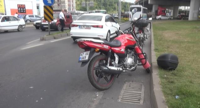 MOTOSİKLETLE OTOMOBİL ÇARPIŞTILAR