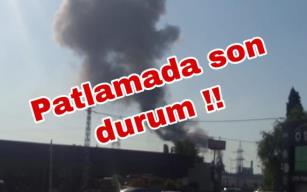 Fabrikada Patlamadan Son dakika