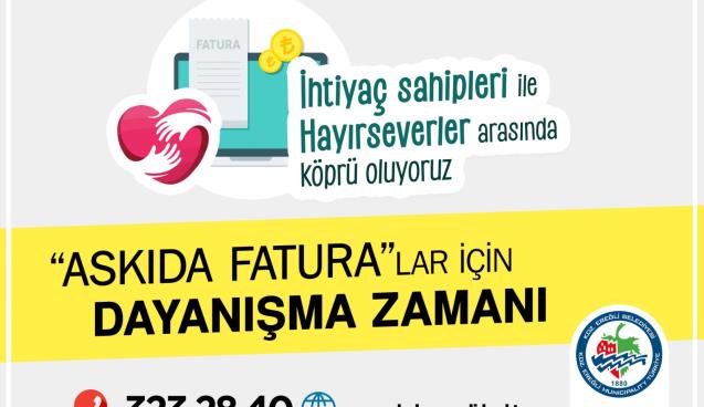 ASKIDA FATURA UYGULAMASI YENİDEN BAŞLADI
