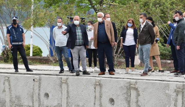 BAŞKAN POSBIYIK, ÇALIŞMALARI DENETLEDİ