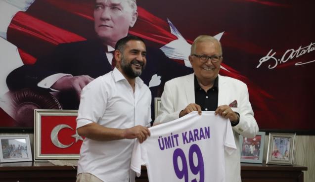 Ümit Karan, Başkan Posbıyık'ı makamında ziyaret etti