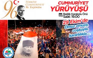 29 EKİM'E COŞKULU KUTLAMA