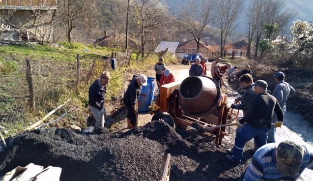 Hasbeyler Köyü’nde devlet millet iş birliğinin en güzel 
