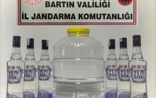 Jandarmadan sahte içki operasyonu