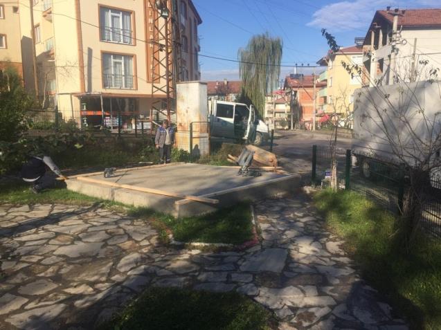 Muhtarlık bürosu çalışmalarına başlandı